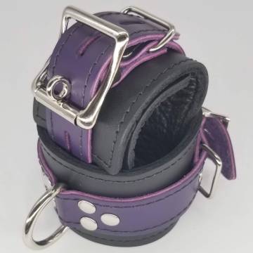 2-Tone Leather Wrist + Ankle Restraints